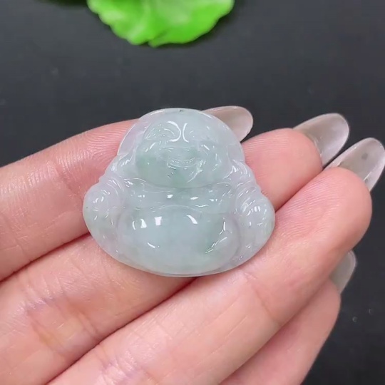 F35138829 Jadeite Pendant Buddha Total Weight Approx. 6.56g
