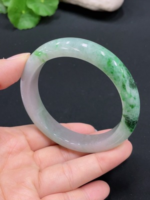 F26984569 Jadeite Round Bangle Size 58.2 Total Weight Approx. 63.17g