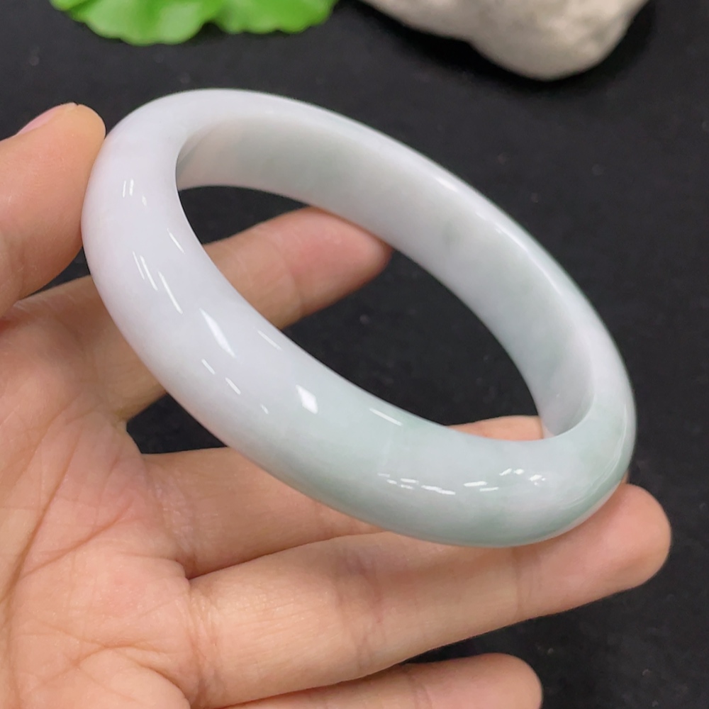 F31612827 Jadeite Round Bangle Size 57 Total Weight Approx. 59.35g