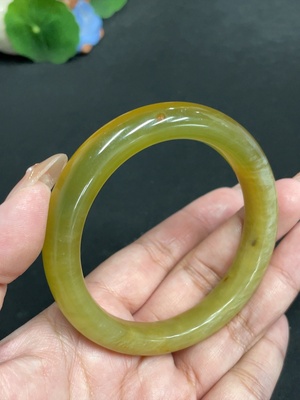 H32699674 Xiuyu (Serpentine Jade) Regular Bracelet