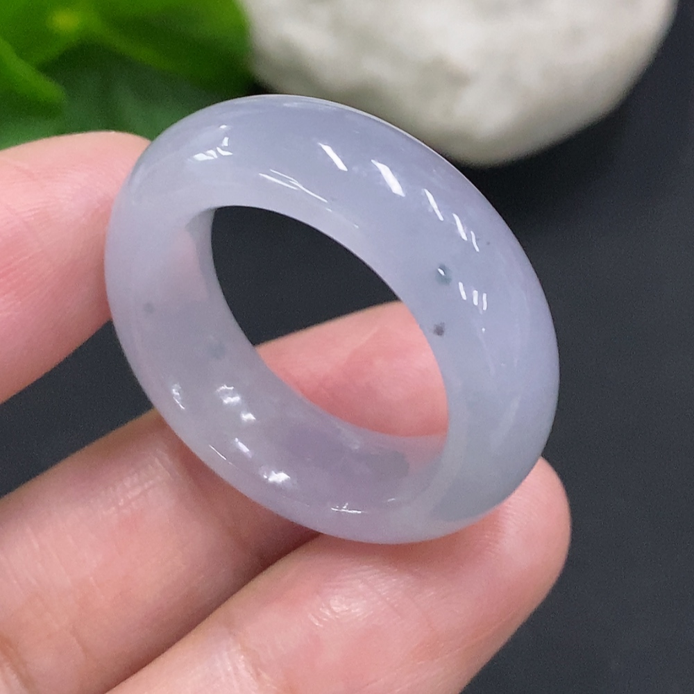 F35127218 Jadeite Ring Size 24 Total Weight Approx. 10.5g
