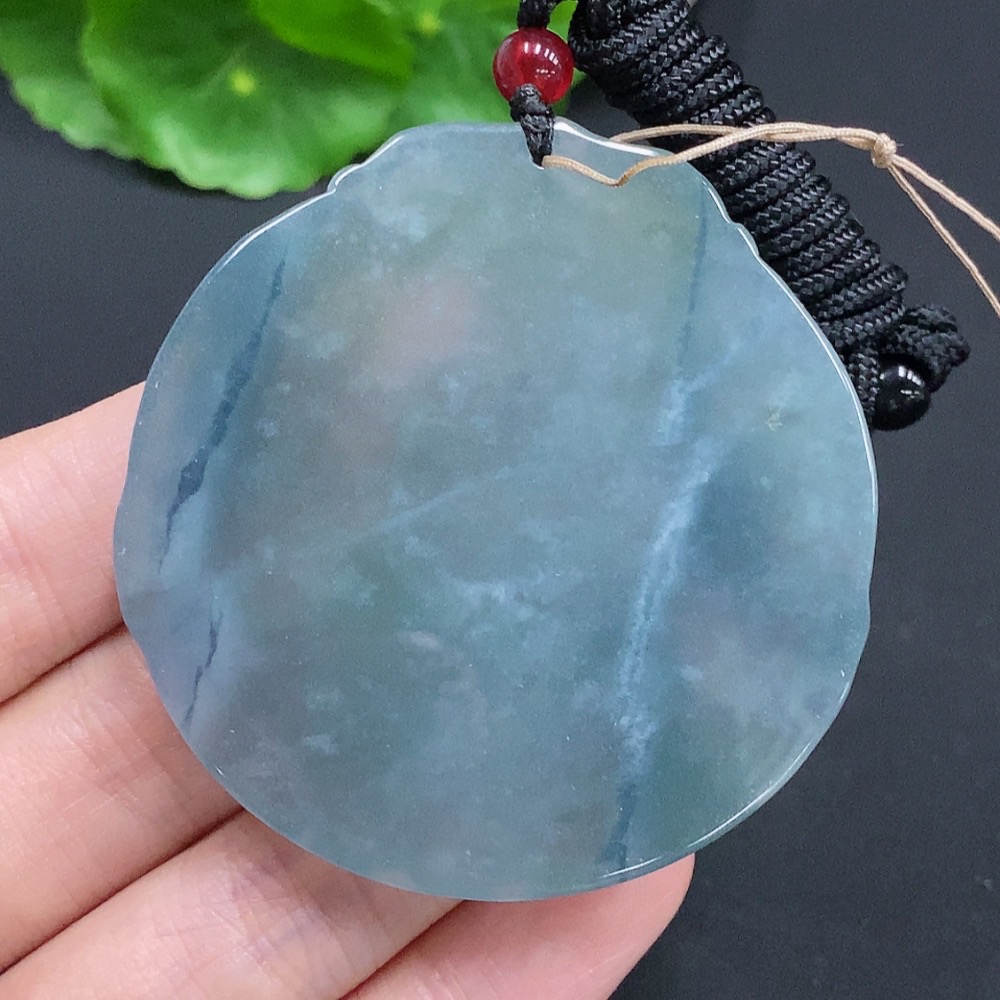 F32757078 Jadeite Samantabhadra Bodhisattva Pendant