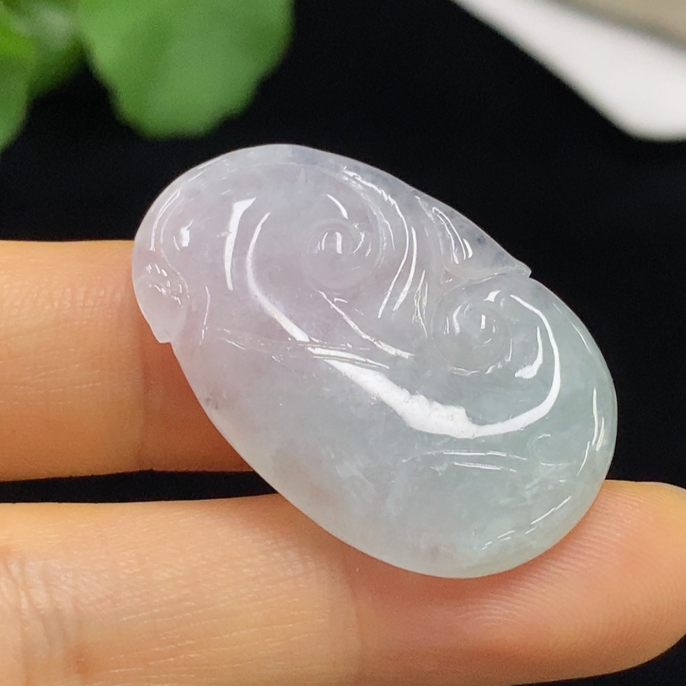 F34045155 Jadeite Ruyi Pendant Total Weight About 6.56g