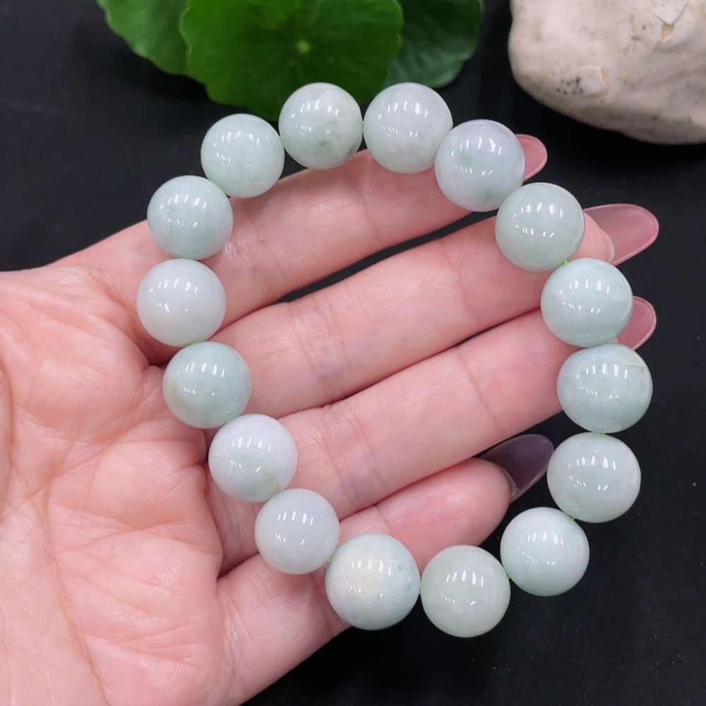 F34012571 Jadeite Bracelet Approx.12mm Total Weight Approx.46.9g