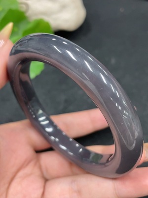 H31664486 Hetian Jade Round Bracelet Size 60.8 Total Weight Approx. 86.3g