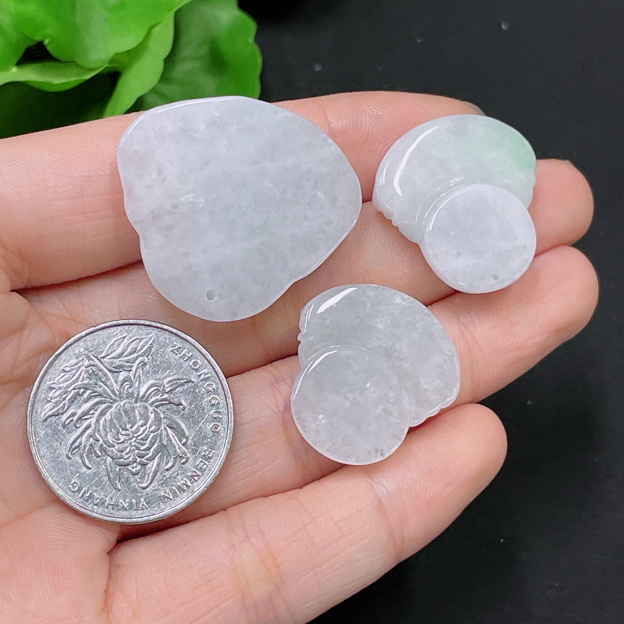 F33892699 Jadeite Pendants Sell as a Lot