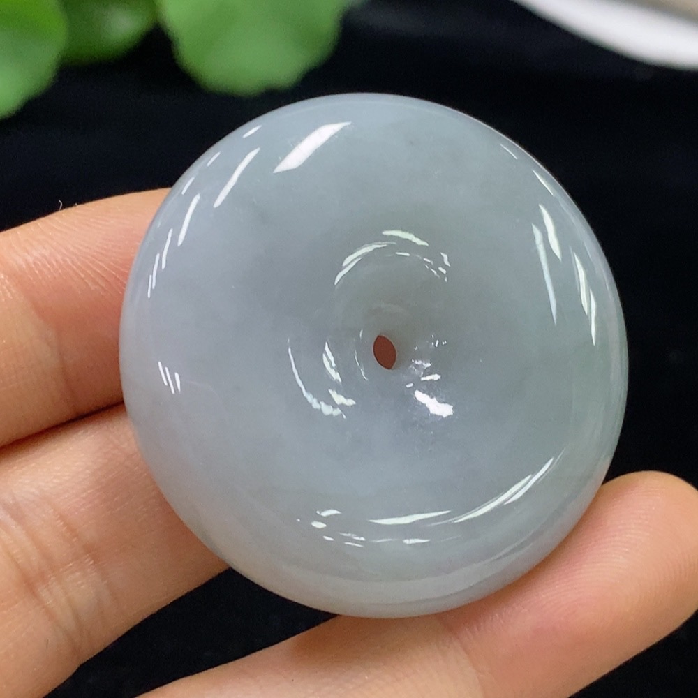 F34948155 Jadeite Peace Pendant with a total weight of approximately 37.6 grams