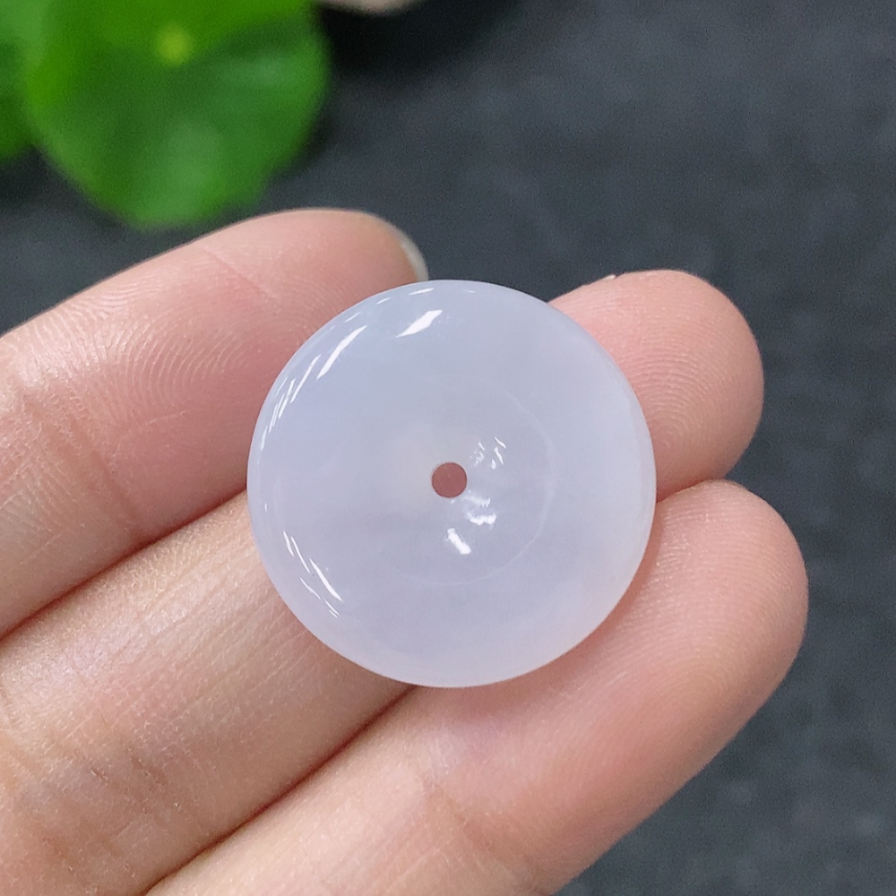 F32792268 Jadeite Pendant Peace Buckle Total Weight Approx. 3.6g