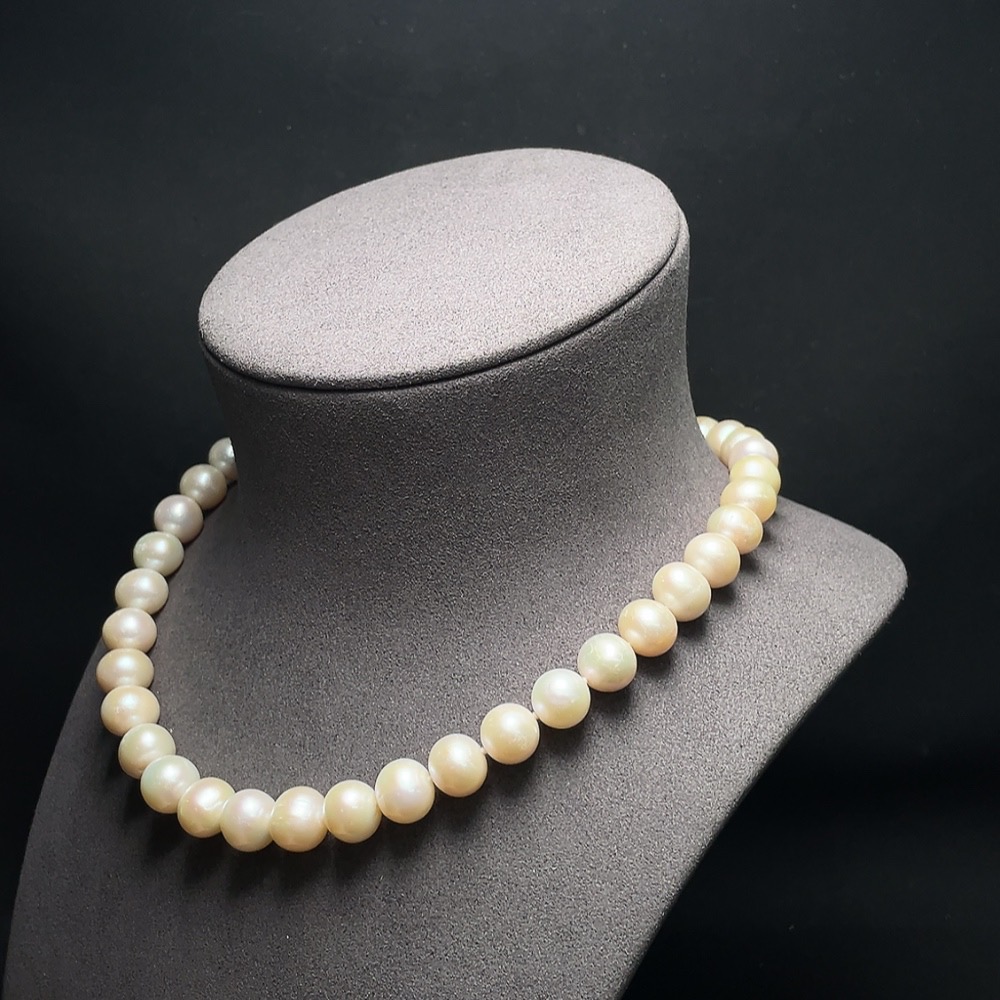 C34988626 Pearl Necklace Non-Gold Total Weight Approx.73.2g Size 11.4mm