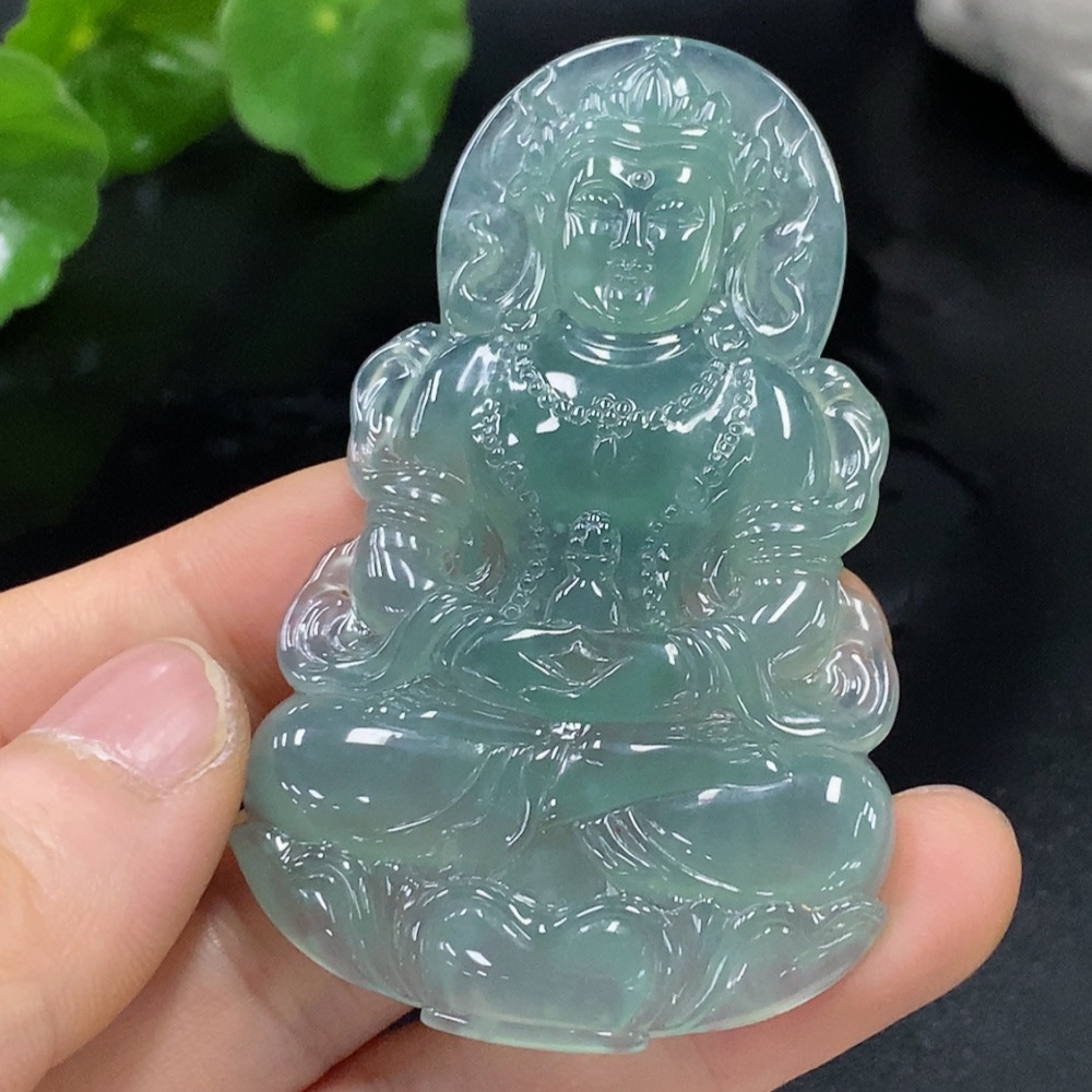 F27143331 Jadeite Tara Pendant Total weight about 27.11g