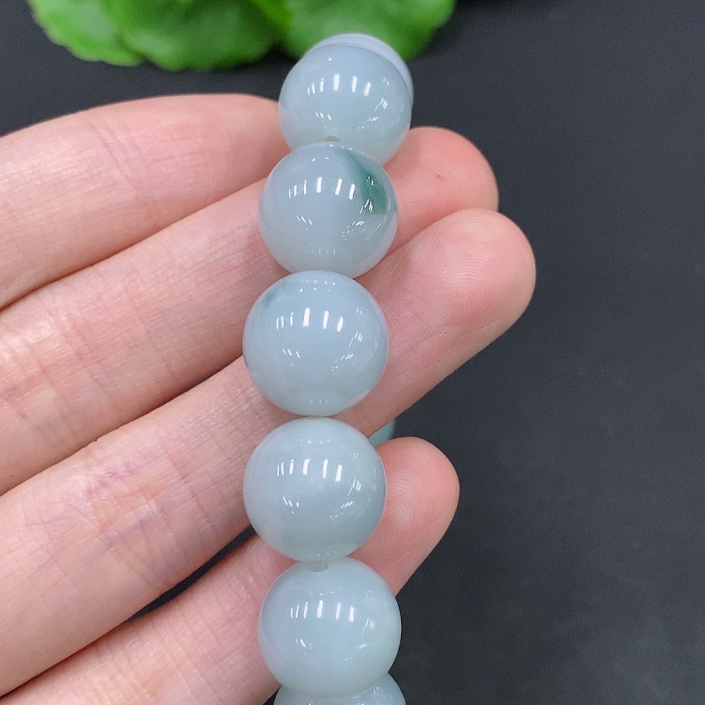 F24776340 Jadeite Bracelet, Approx. 12.9mm, Total Weight Approx. 62.6g