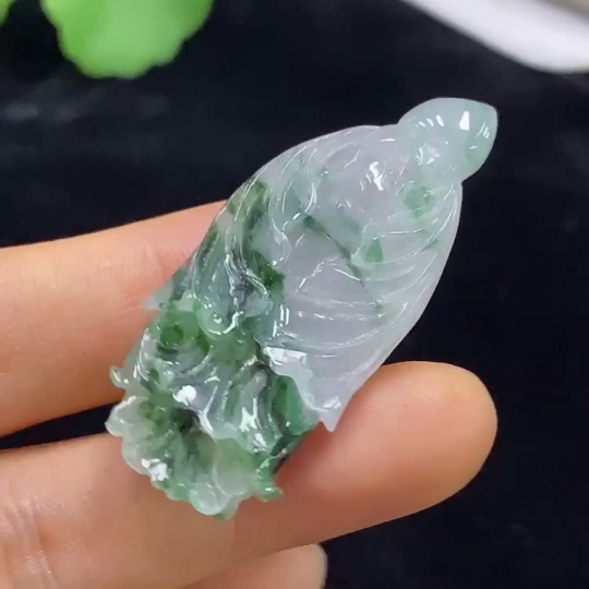 F34974357 Jadeite Cabbage Pendant