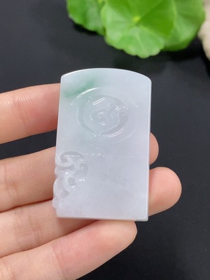 F46572612 翡翠仿古挂件 货品总重约19.42g
