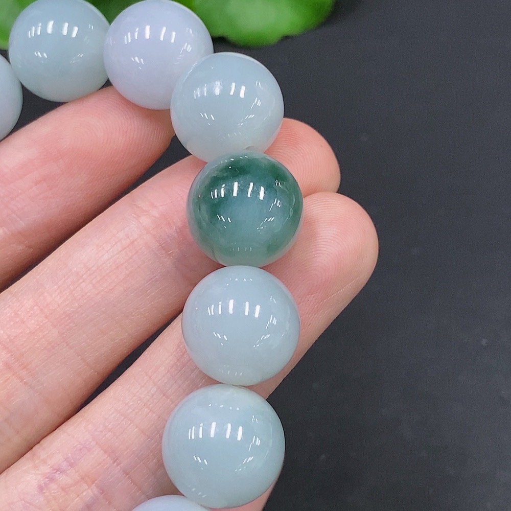 F24776340 Jadeite Bracelet, Approx. 12.9mm, Total Weight Approx. 62.6g