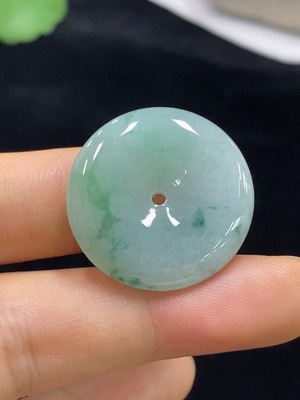 F32790156 Jadeite Safety Buckle Pendant Total Weight About 7.2g