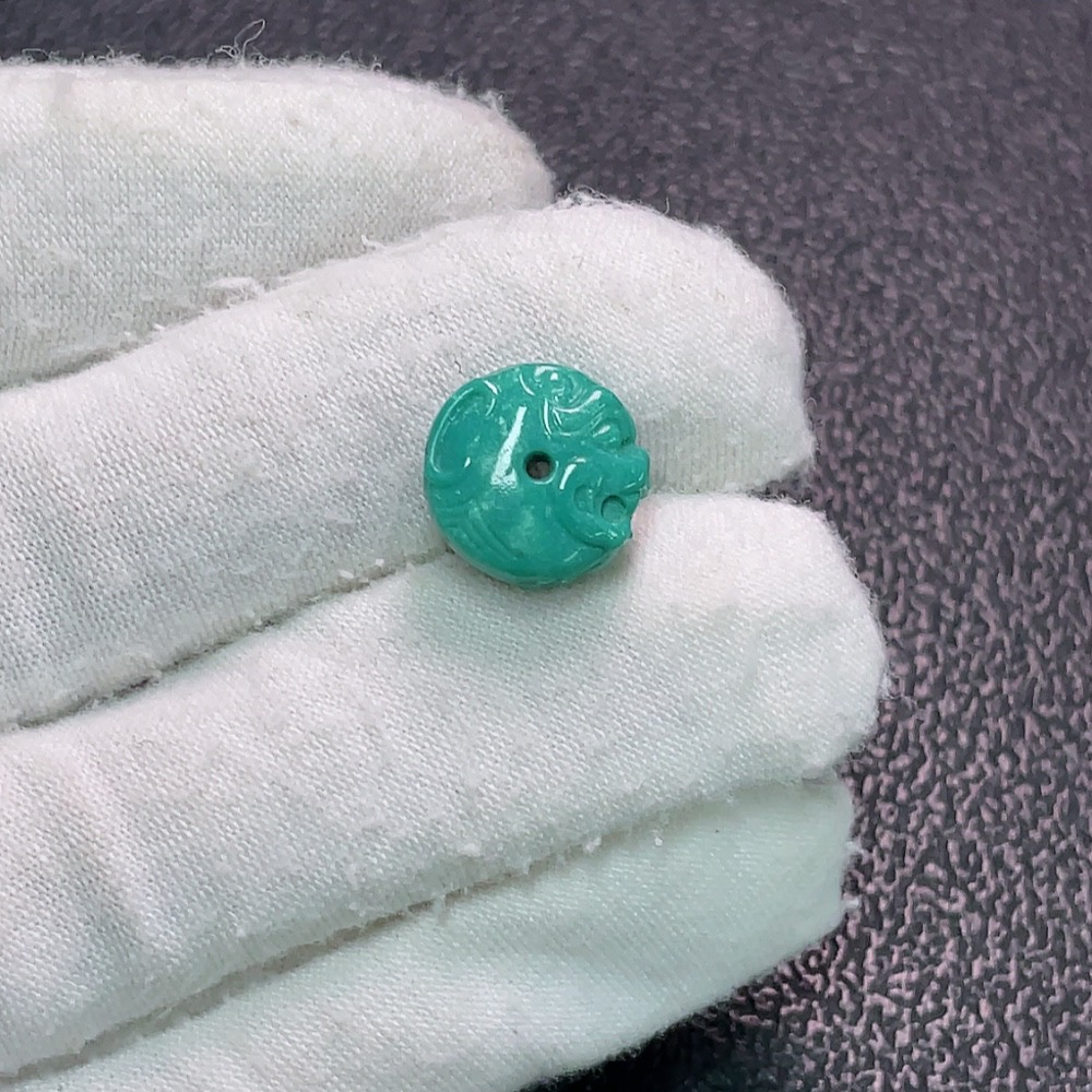 C33923584 Turquoise Jewelry Indeterminate Color Origin Containing Other Mineral Components Total Weight Approximately 1.48g