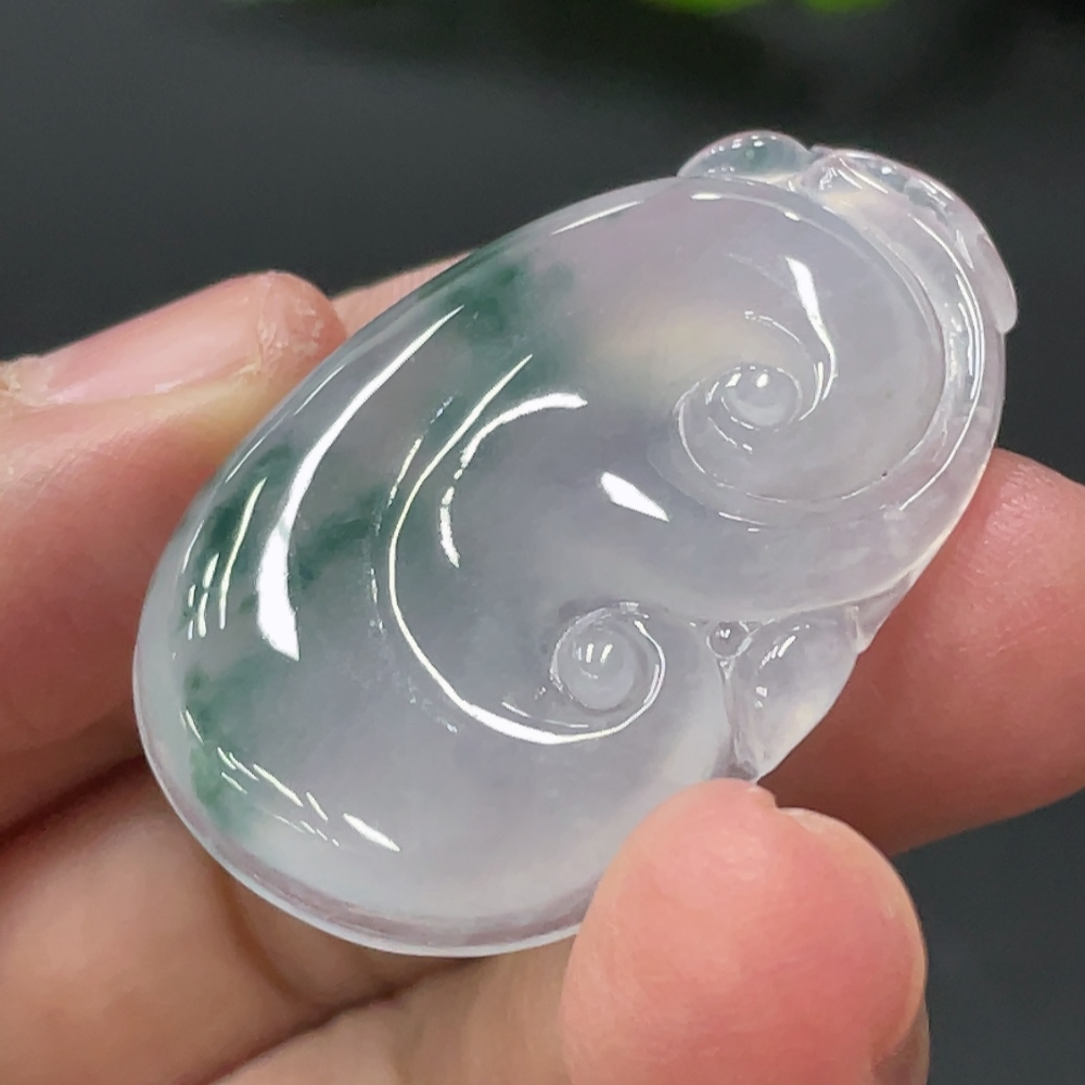 F32721769 Jadeite Ruyi Pendant Total Weight Approx. 8.77g