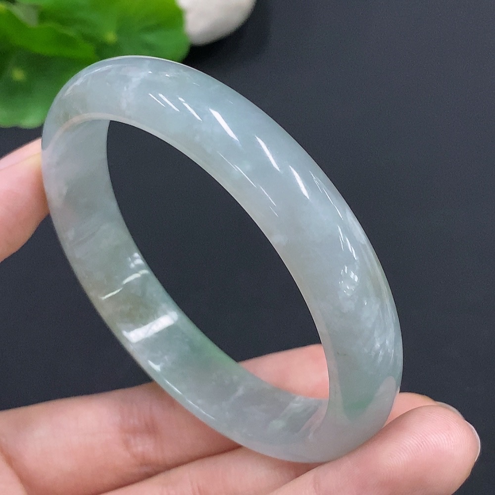F29364969 Jadeite Round Bracelet Size 56.9 Total Weight Approx. 41.8g