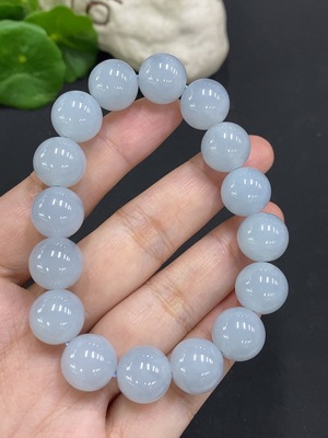 F35125674 Jadeite Beaded Necklace Approx. 12.6mm Total Weight Approx. 56g