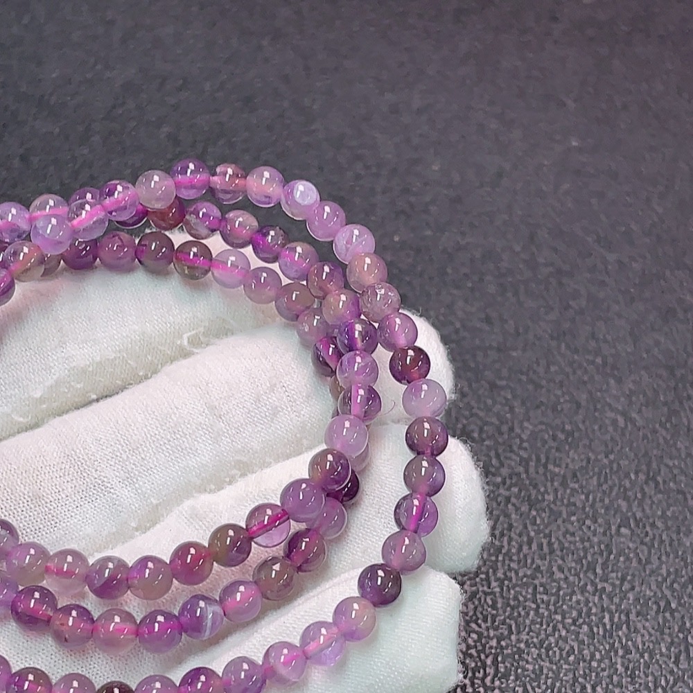 C33850812 Crystal Beaded Strand Total Weight Approx. 17.12g Size About 4.6mm