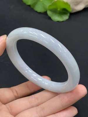 F33926851 Jadeite Round Bangle Size 57.3 Total Weight Approx. 54.39g
