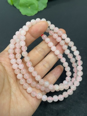 H42954735 和田玉珠链    卡5.8mm左右   非金镶   货品总重约37.8g