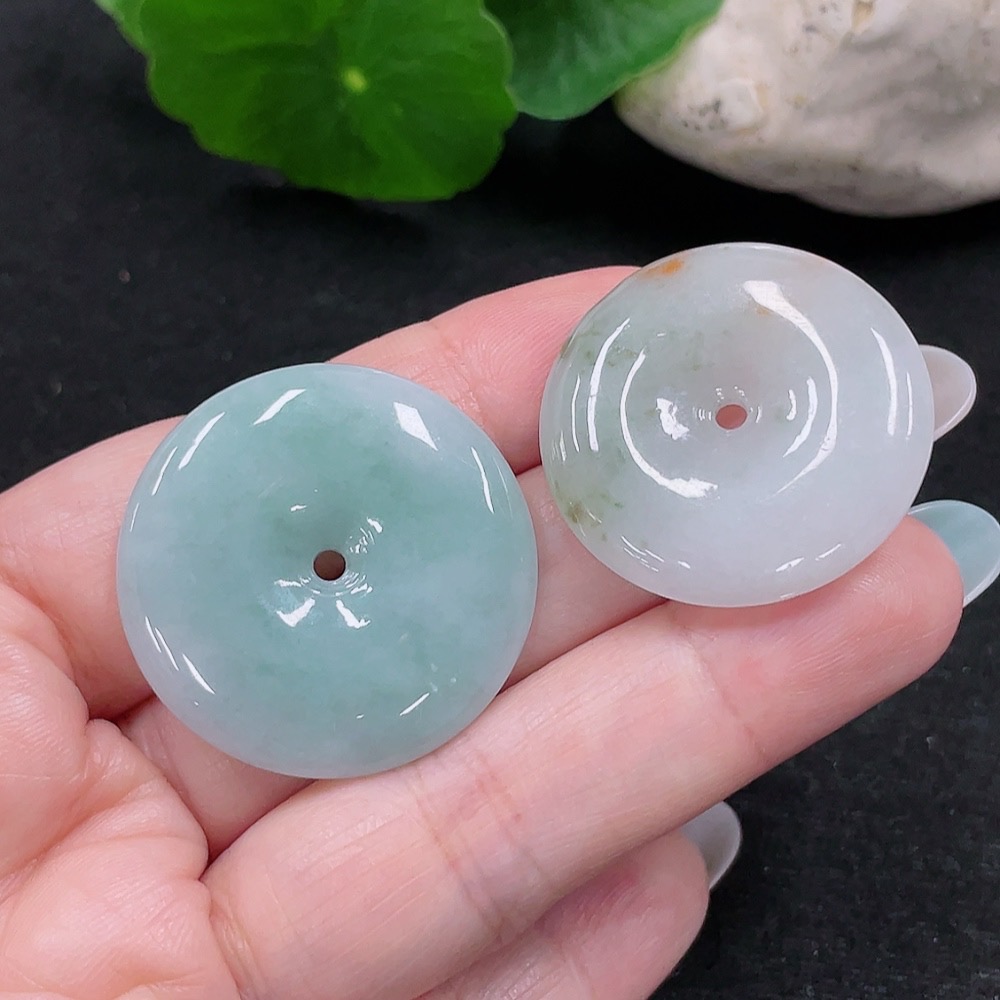 F33873899 Jadeite Pendants Sell as a Lot
