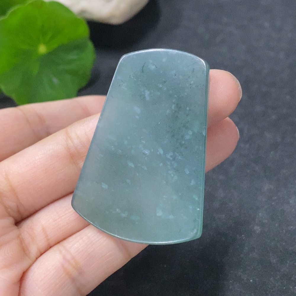 F33930129 Jadeite Unpolished Pendant Plain Pendant Total Weight Approx. 11.48g