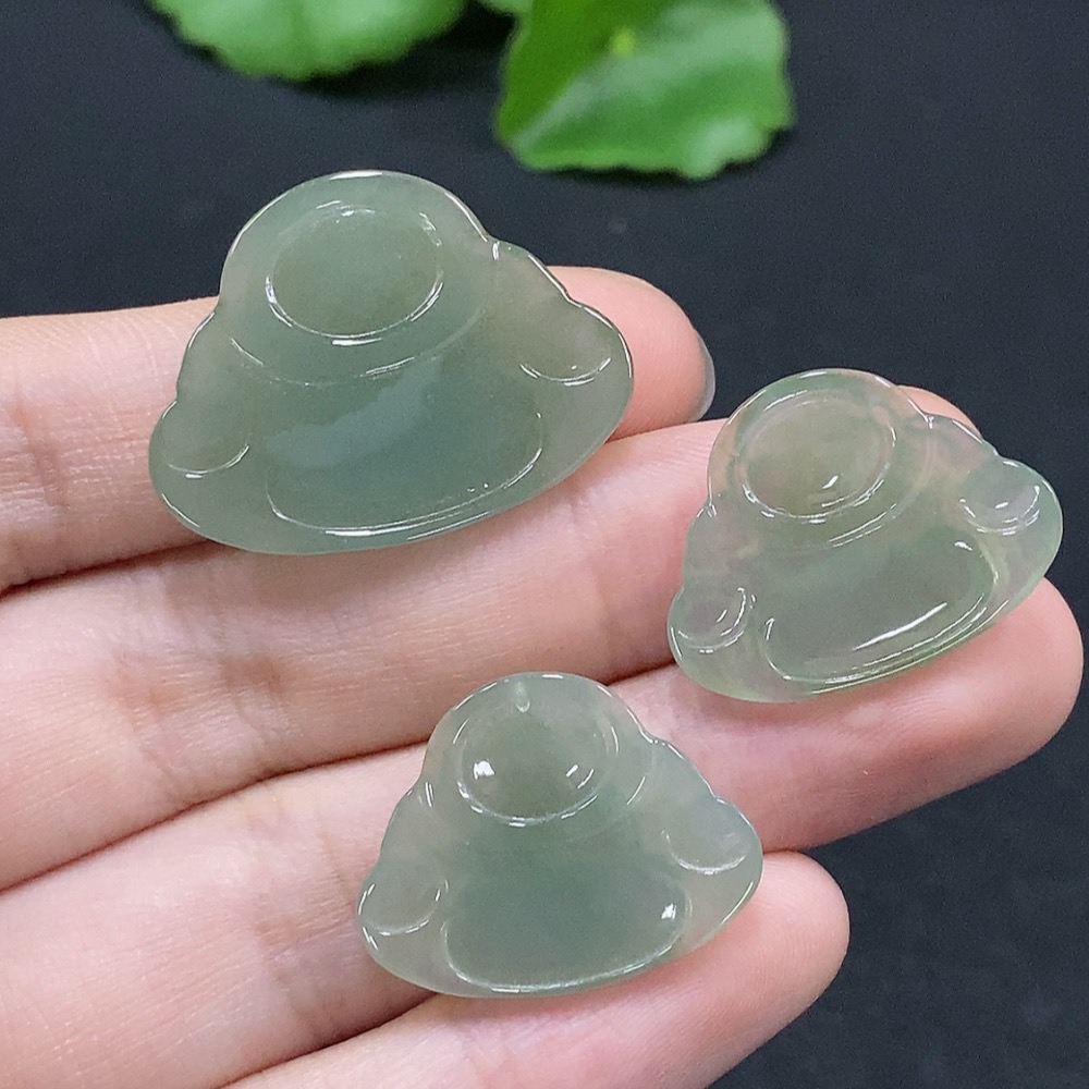 F33895358 Jadeite Buddha Inlaid Piece Sell as a Lot