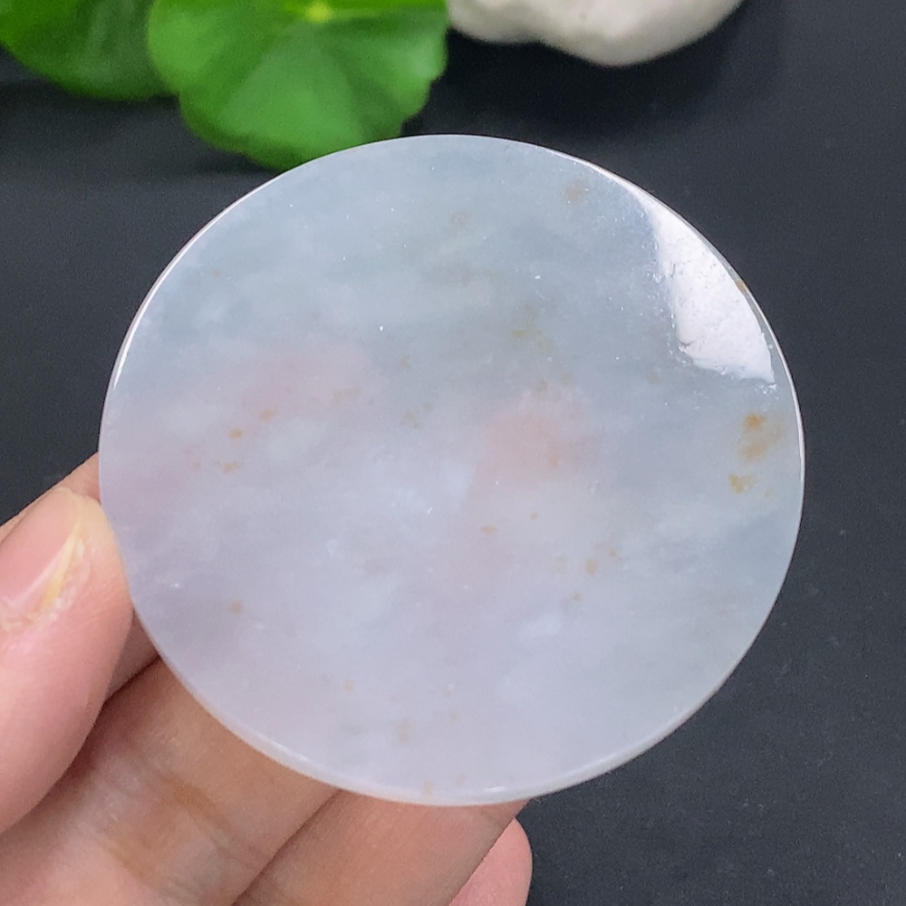 F27058059 Jadeite Plain Pendant Mounting Piece Total Weight Approx. 38.2g