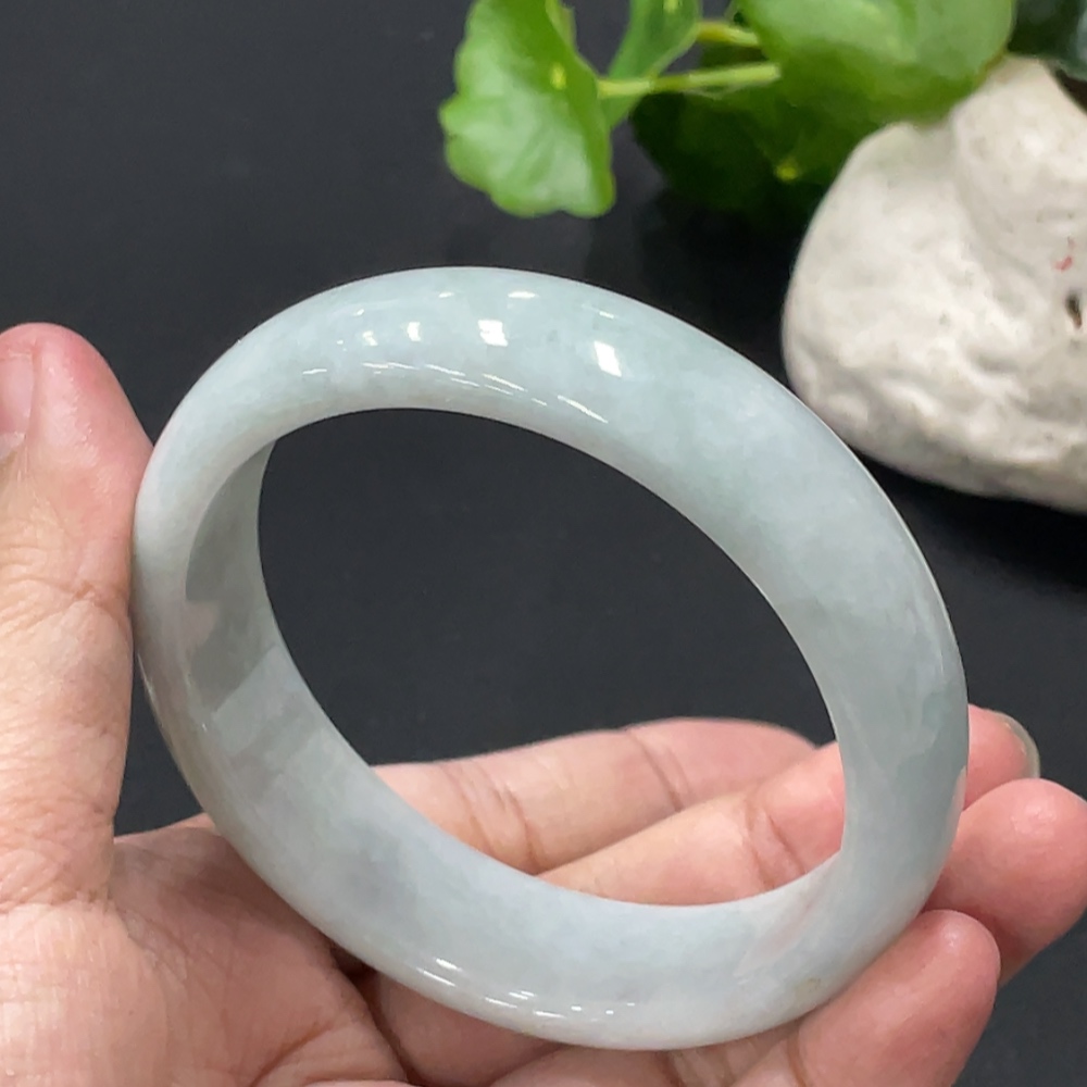 F34019663 Jadeite Round Bracelet Total Weight Approx. 72.6g Size 60