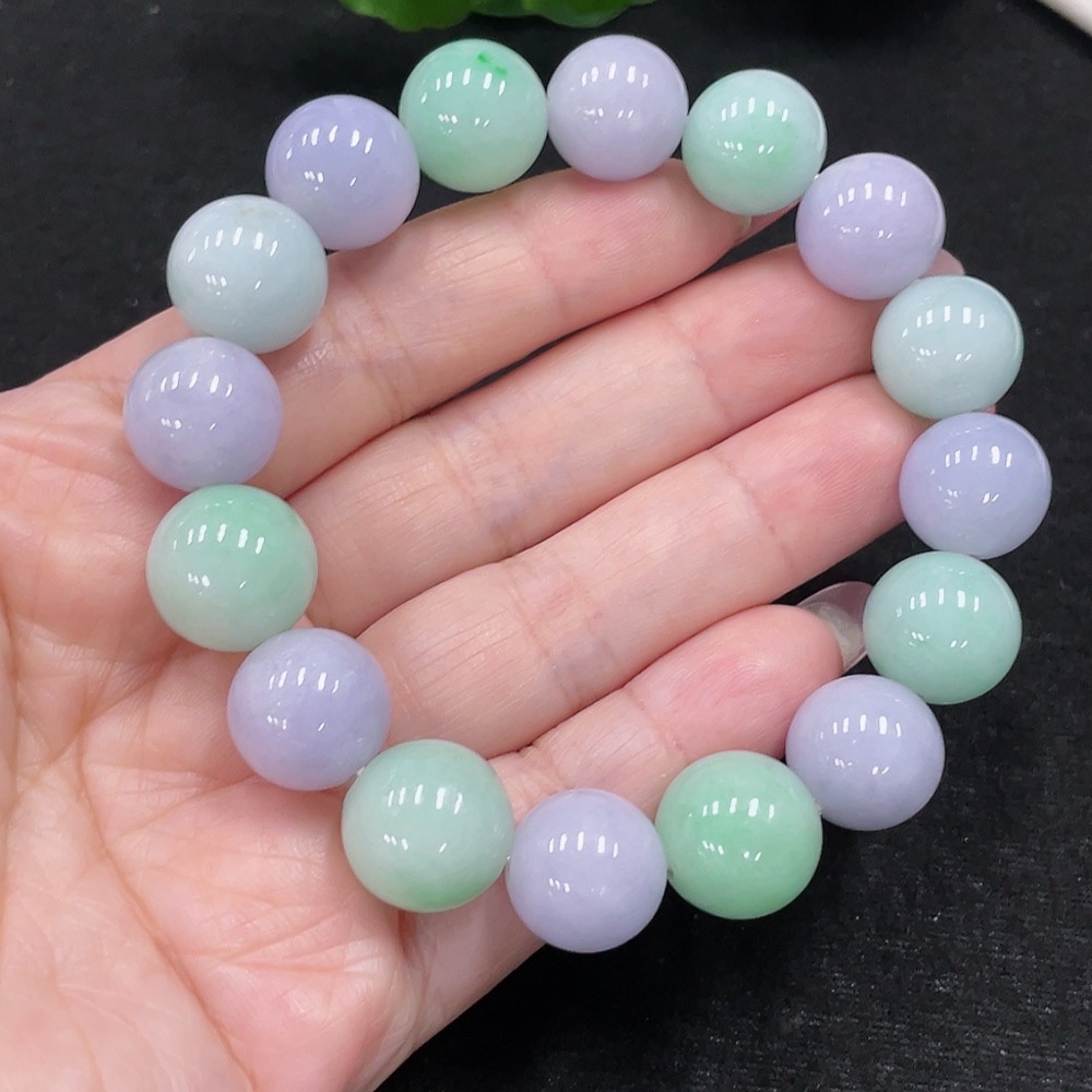 F32773953 Jadeite Beaded Bracelet Approx.13mm Total Weight Approx.60.5g