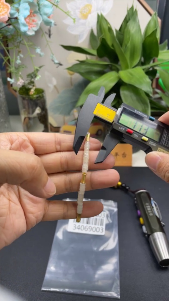 F34069003 Jadeite Bead Bracelet Approx. 4.7mm Total Weight Approx. 8.6g (Non-gold Inlaid)