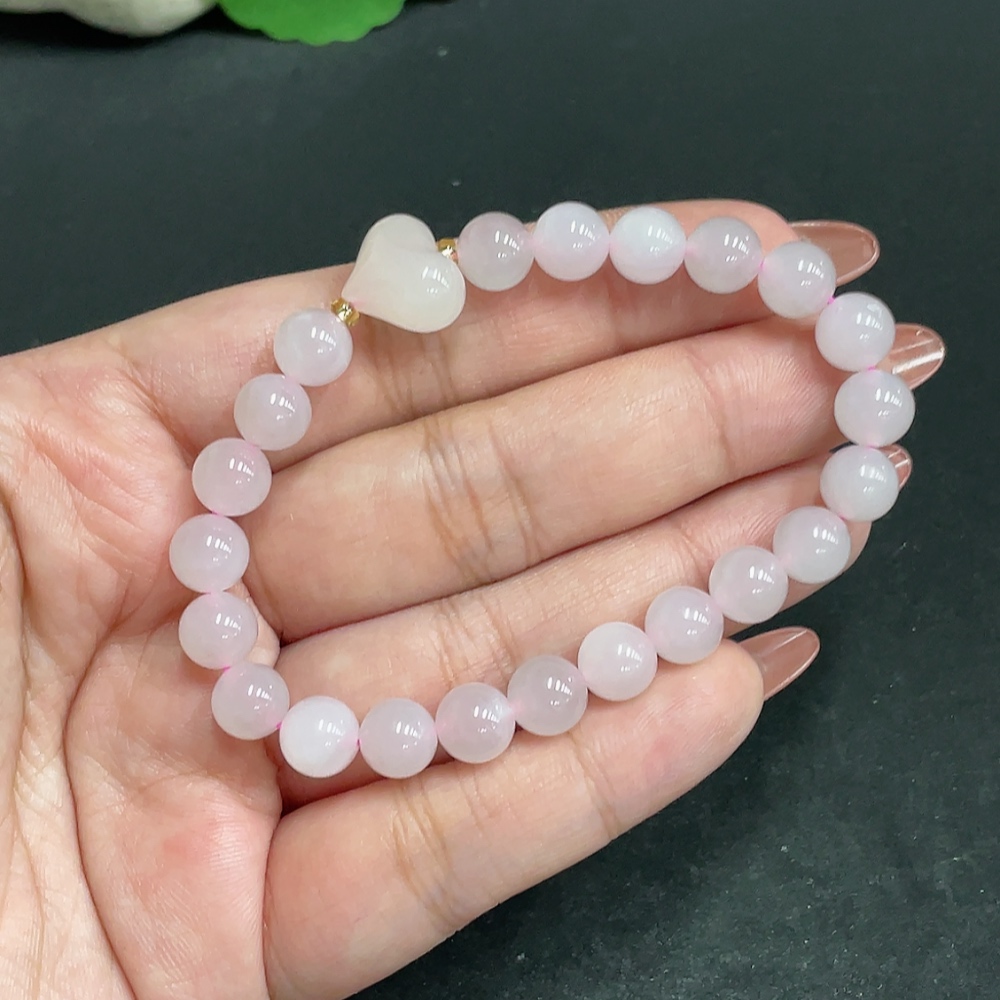 H34005694 Hetian Jade Bracelet Approx. 7.5mm Total Weight Approx. 18g