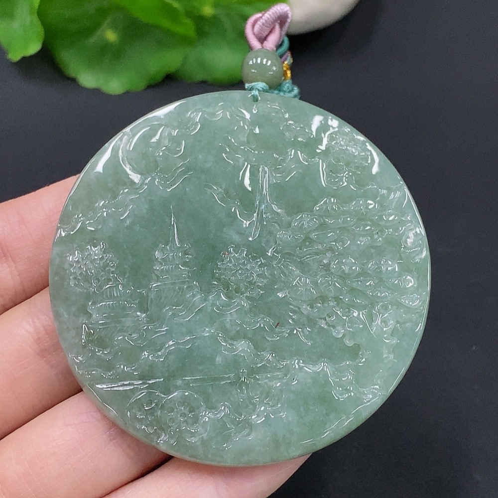 F28296557 JadeiteLandscape Pendant