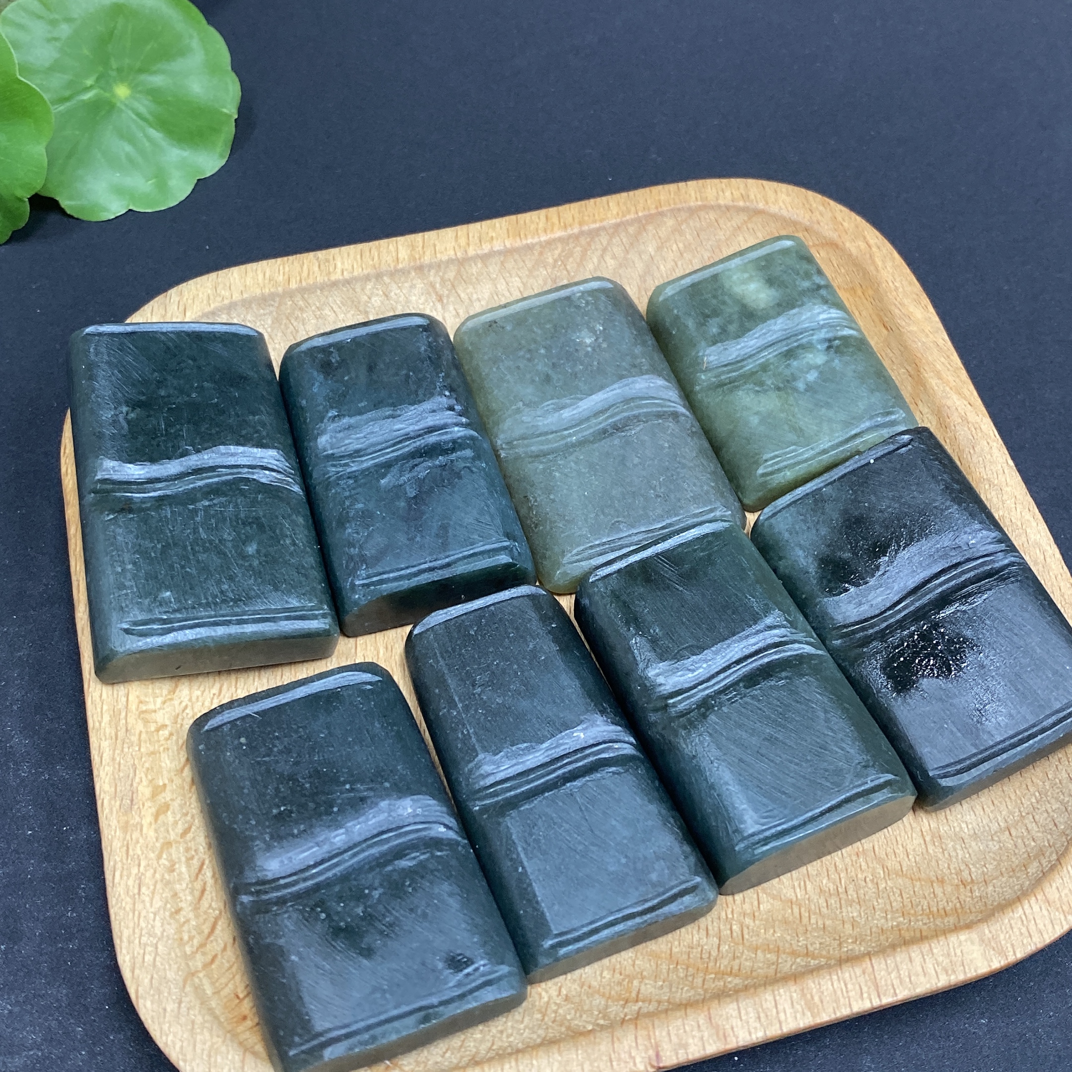 H33844449 Hetian Jade Pendant Bamboo Node Total Weight Approx. 223.3g