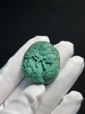 C41929437 绿松石饰品 含其他矿物成分 货品总重约20.22克