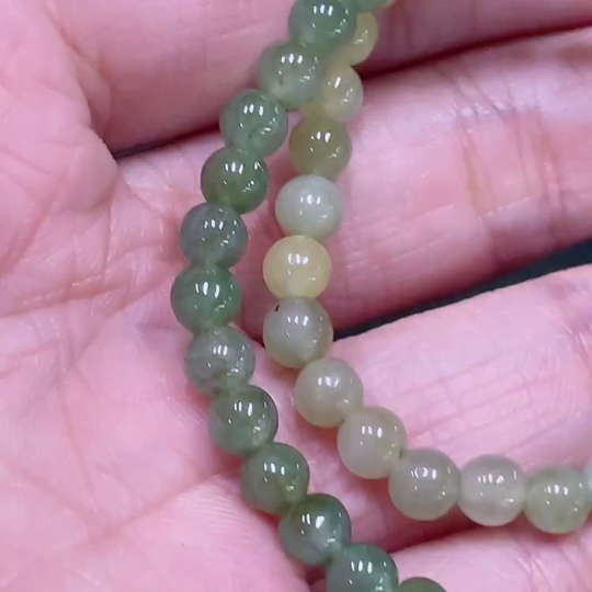 F33864841 Jadeite Beads Strand Approx. 4.6mm
