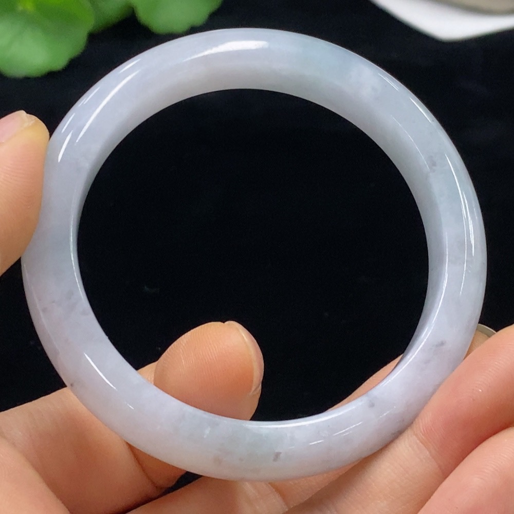 F32730640 Jadeite Round Bangle 53.7 Inner Diameter Total Weight Approx. 48.27g