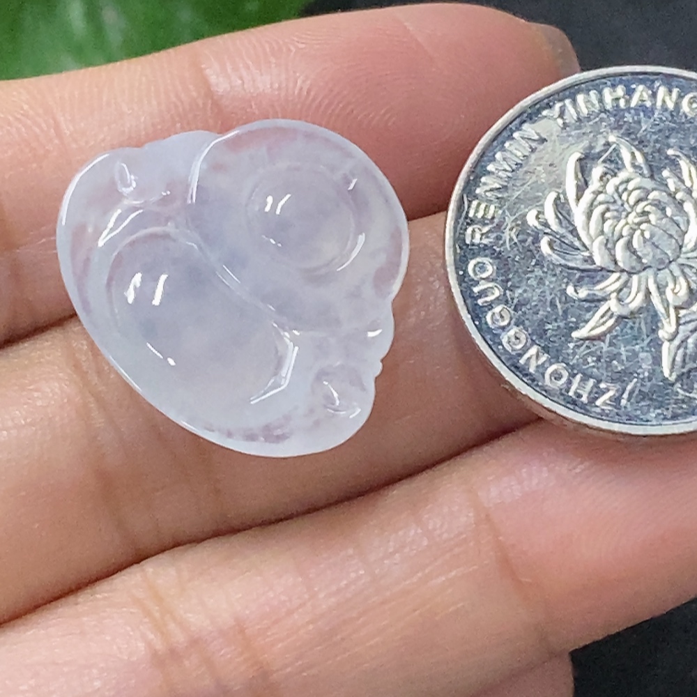 F34030983 Jadeite Pendant Buddha, Total Weight Approx. 2.34g