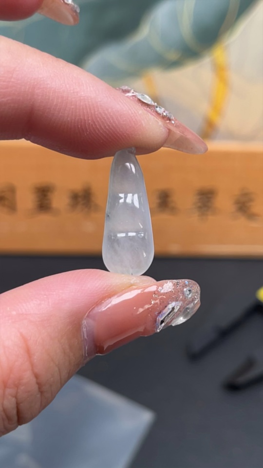 F22502936 Jadeite Fudou Inlay Total Weight 1.356g