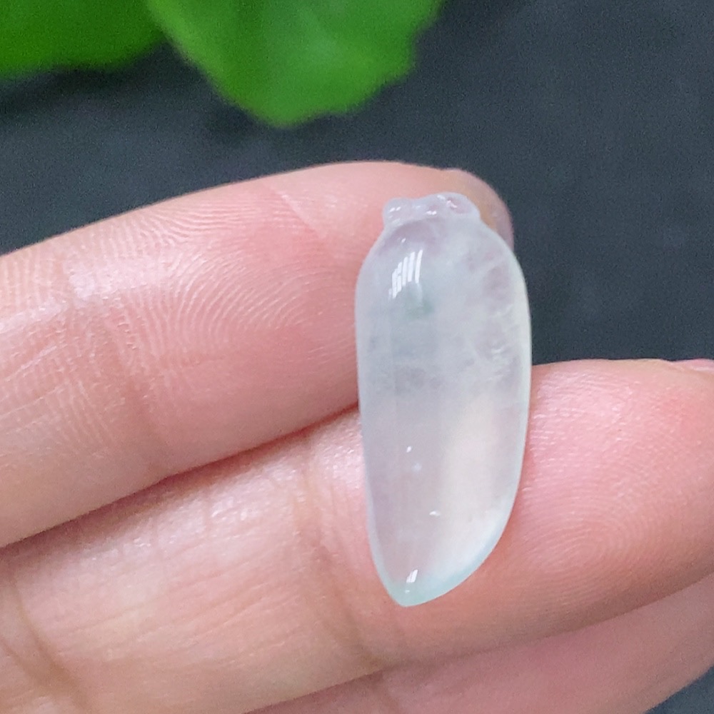 F29351372 Jadeite Fu Gua Pendant, Total Weight Approx. 1.45g