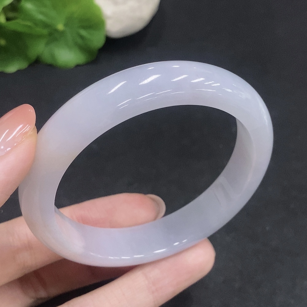 F34035153 Jadeite Regular Round Bracelet Total Weight Approx. 51.5g Size 56