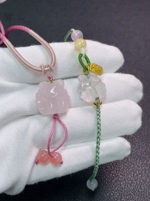 C33852090 Crystal Necklace Non-Gold Total Weight Approx. 13.46g With Rope Wholesale Lot