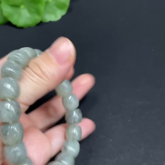 H35103131 Hetian Jade Bracelet, Approx. 9.9mm, Total Weight Approx. 35.2g