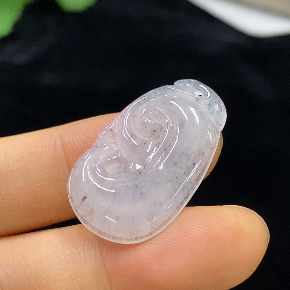 F34949153 Jadeite Ruyi Pendant Total Weight: Approx. 3g