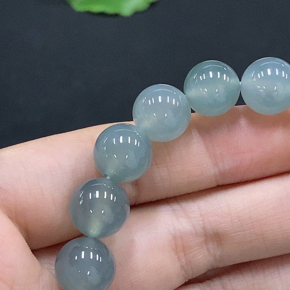 F32819071 Jadeite Bracelet approx. 10mm, Total Weight approx. 33g