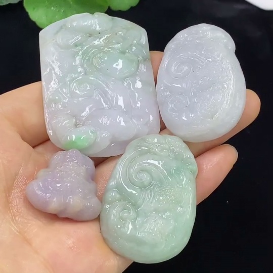 F34948915 Jadeite Rough Pendants Sell as a Lot