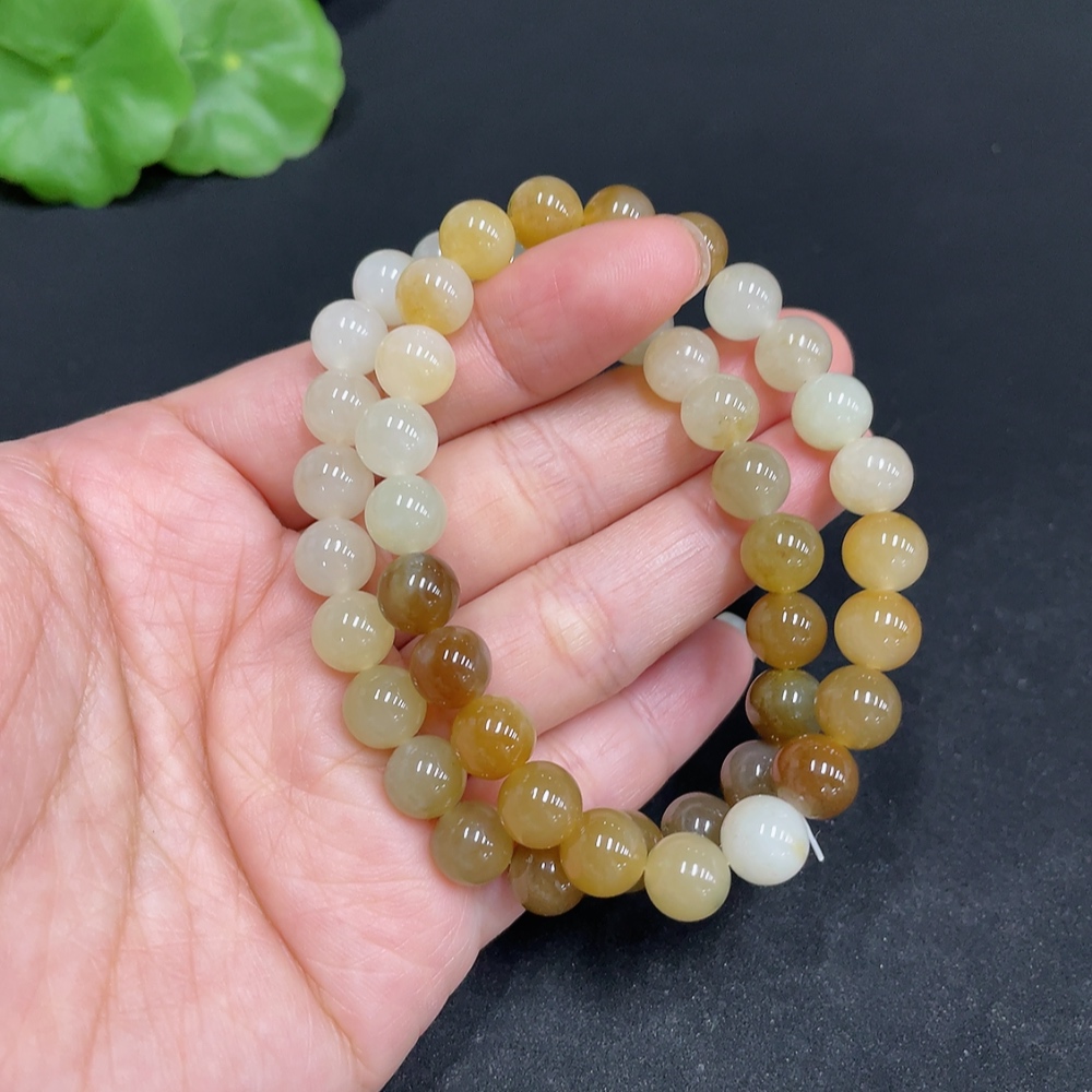 H34036902 Hetian Jade Bracelet, Approx. 7.7/7.6mm, Total Weight Approx. 33.6g