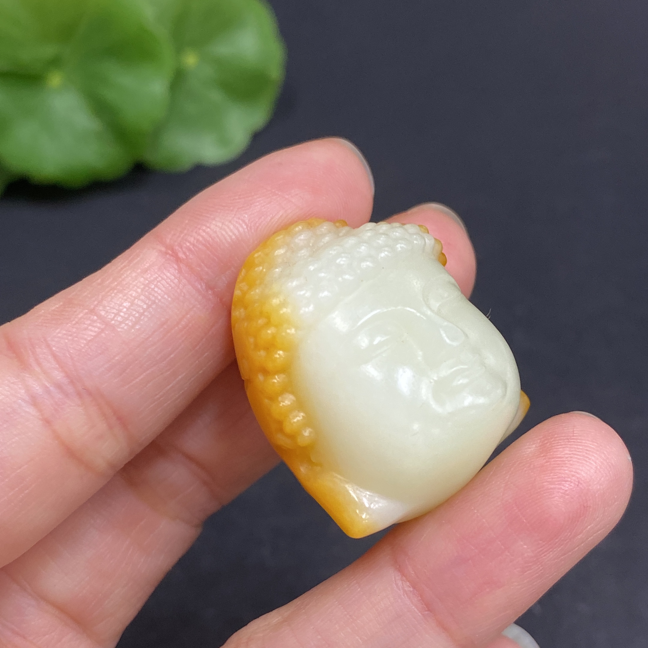 H33880137 Hetian Jade Pendant Buddha Total Weight Approx. 21.3g Undetermined Skin Color Origin